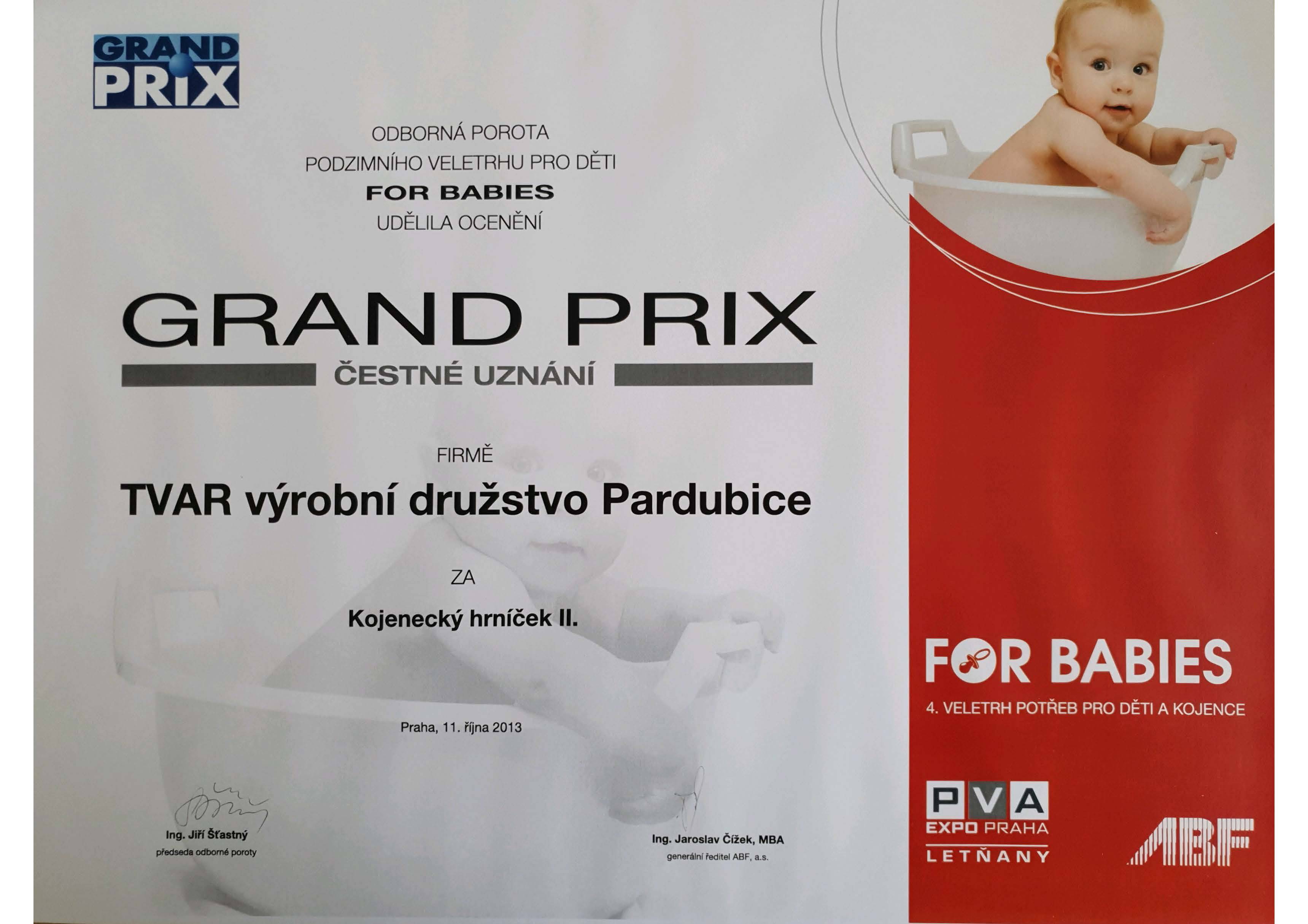 Certificate Grand Prix 2013