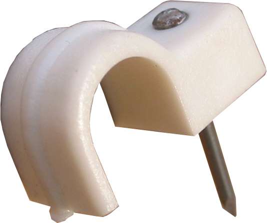 Cable Clip 9 mm with Nail